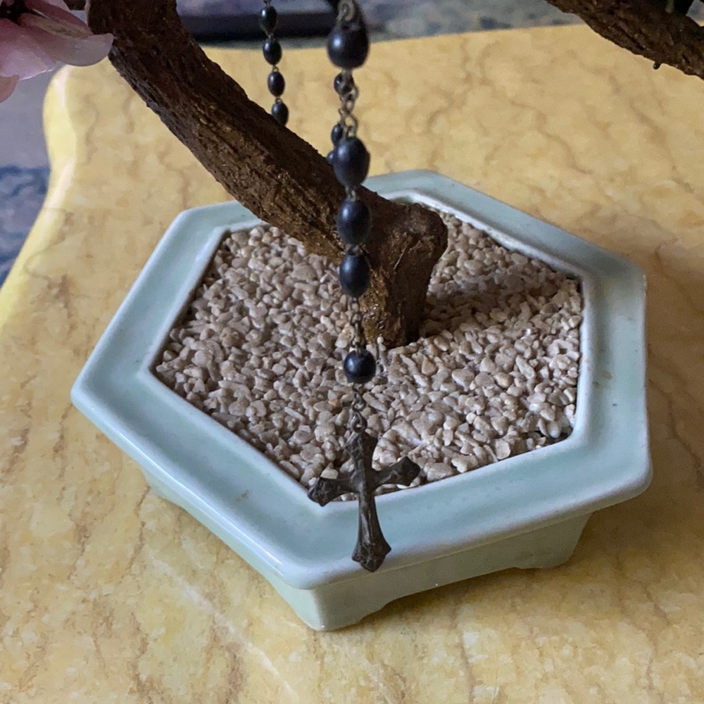 Antique rosemary necklace